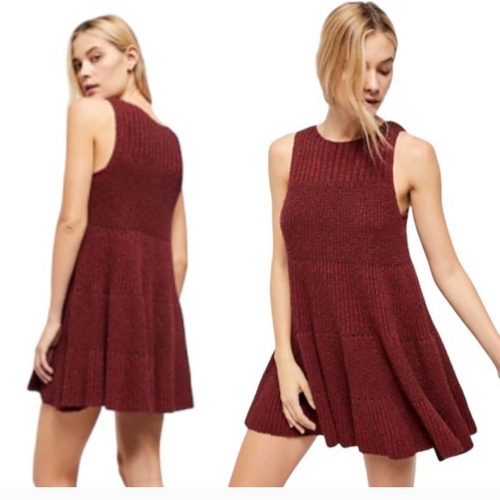 Free People Waterfall Ruffle Dress Sz XS MSRP $168 NWT Free People Waterfall - Picture 2 of 11